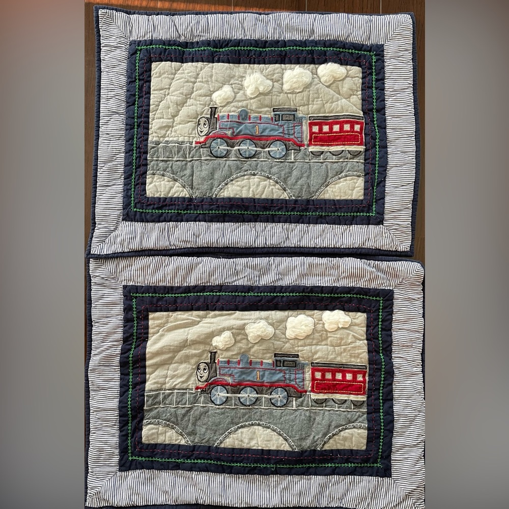 Pottery Barn Kids Thomas and Friends Pillow Shams Cases